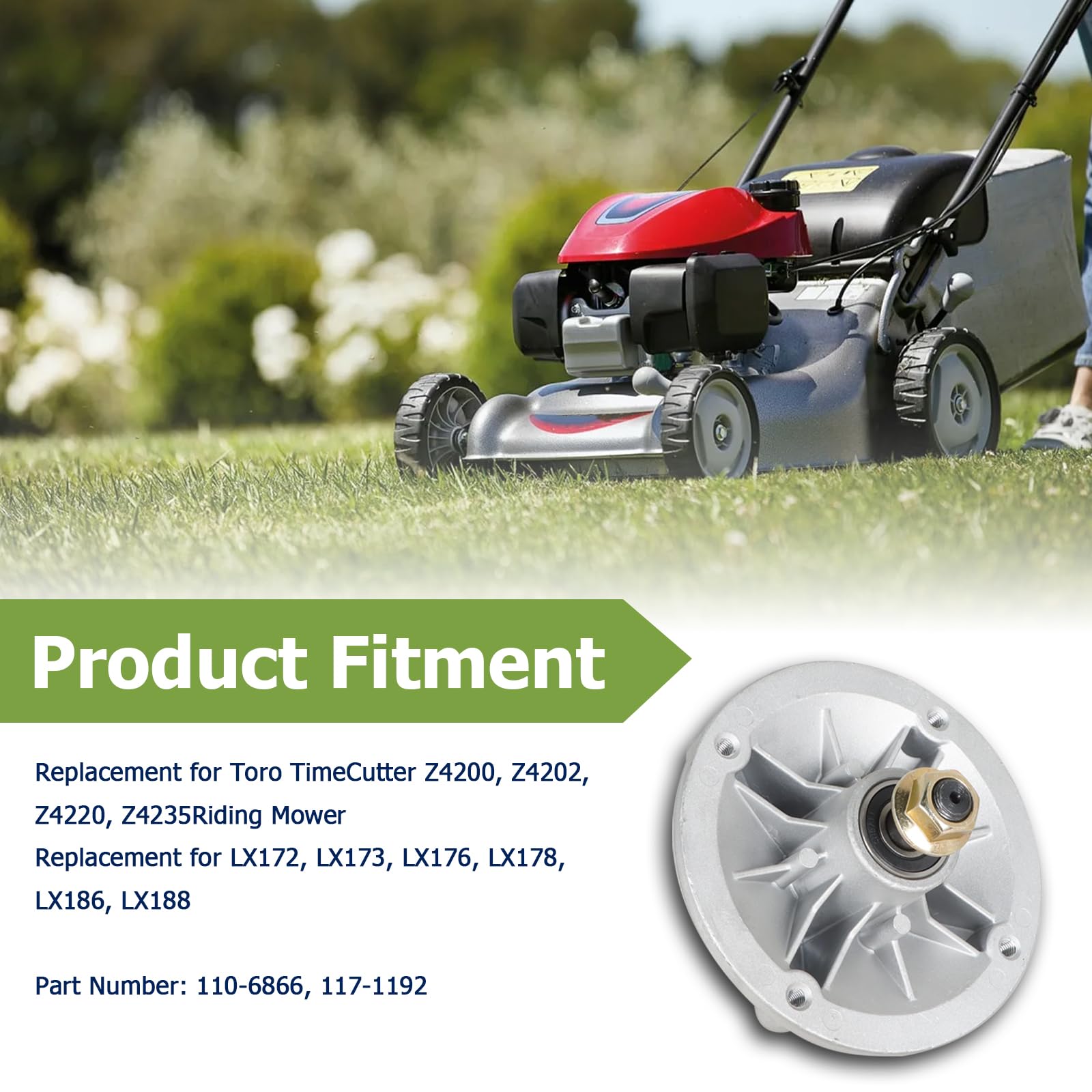 Amazon.com : Autoparts 42 inch Deck Spindle 110-6866 117-1192